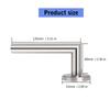 Door Lever Set with Handles & Concealed Keyhole Steel Key Locking Door Handle Round Door Handle for Interior Security