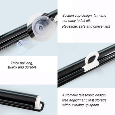 New Retractable Truck Window Sun-Shade Universal Black Sunshade Roller Blinds UV-Protection Curtains