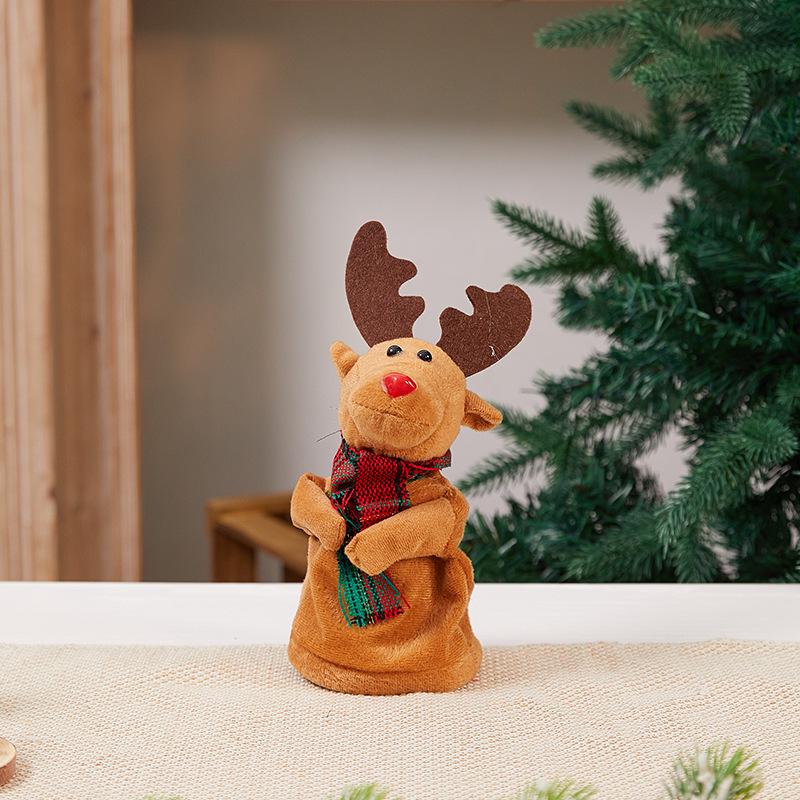 Electric Climbing Ladder with Santa Claus Christmas Decoration