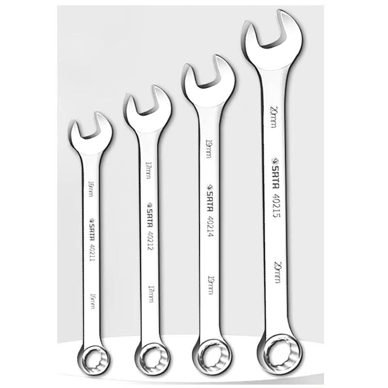 SATA Fully Polished Combination Wrench