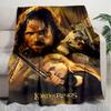1PC The Lord of the Rings blanket, all-season lightweight home office outdoor nap multifunctional blanket, Christmas gifts