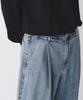 MUSINSA STANDARD Linen-Like Semi-Balloon Denim Pants [Sky Blue]