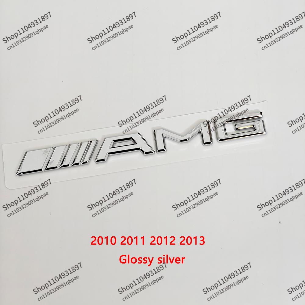 3D ABS Black Logo AMG Emblem Letters Car Trunk Badge For Mercedes Benz W204 W205 W176 W177 W212 W213 AMG Sticker Accessories