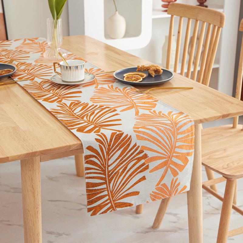 Double-sided Printing Table Runner Living Room Coffee Table Tablecloth Chinese Style Home Decoration