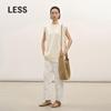 2026 Summer Loose Cotton Straight Cropped Pants