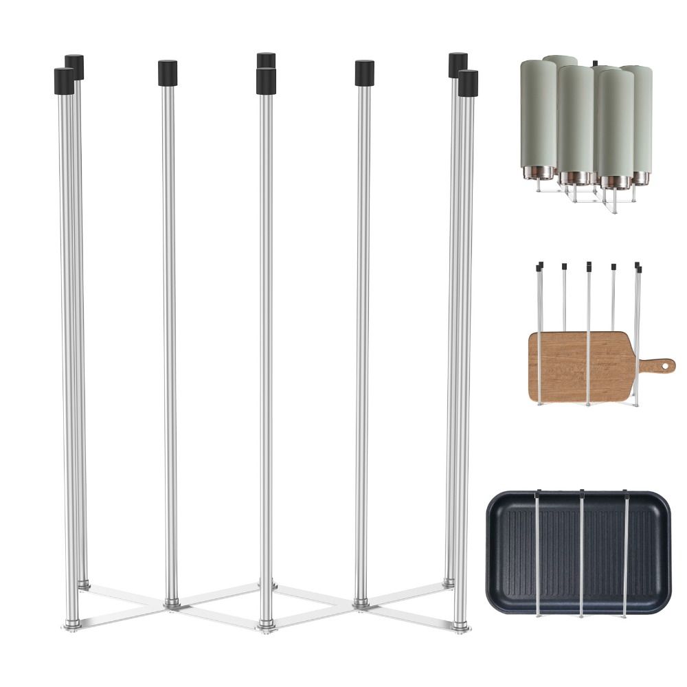Foldable Baby Bottle Drying Rack Stainless Steel Bottle Dryer Holder Water Bottle
