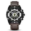 Multifunctional Calendar Luminous Waterproof Large Dial Quartz Men'S Watch 2118G