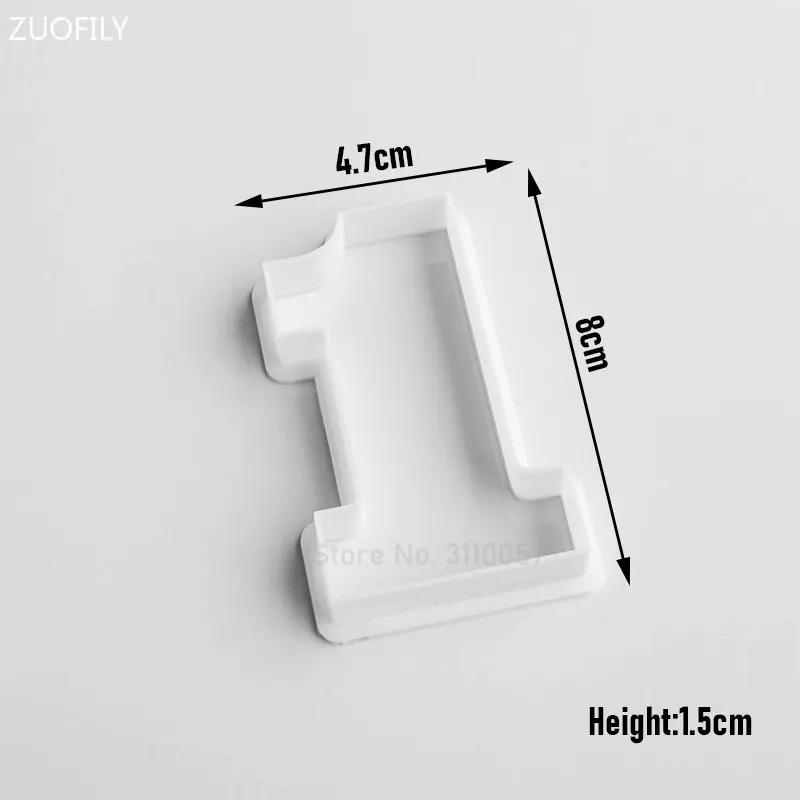 

0 To 8 Large Digital Number Cake Mold Cartoon Fondant Frosted Cookie Cutting Die Cake Decorating Tools Baking Biscuit Mold NEW