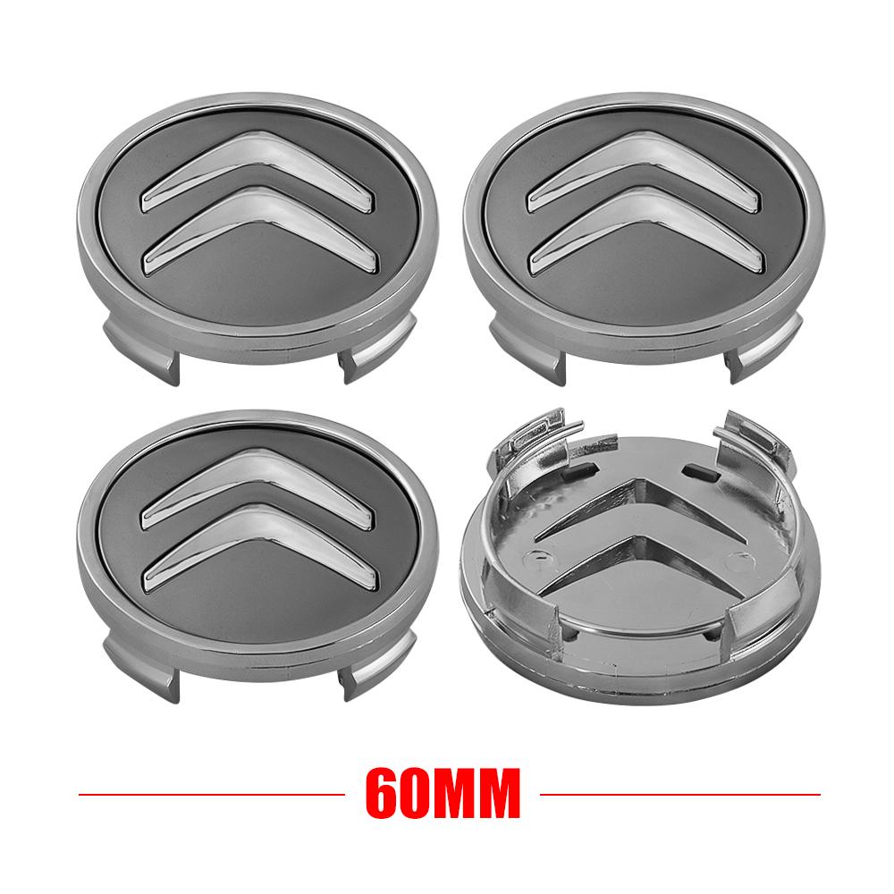 4 ks 60mm středové krytky kol pro auto Originální příslušenství krytek kol Citroen Pro Citroen C1 C3 C4L VTS C-ELYSEE C5 C6 C2 C4 Picasso