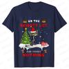 Funny Unisex Tshirt on The Naughty List and I Regret Nothing Tops Black Cat Print Tshirts Casual Merry Christmas Casual Tshirts