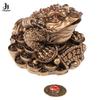 Feng Shui Toad Money LUCKY Fortune Wealth Chinese Golden Frog Toad Coin Home Office Decoration Lucky Gifts Tabletop Ornaments