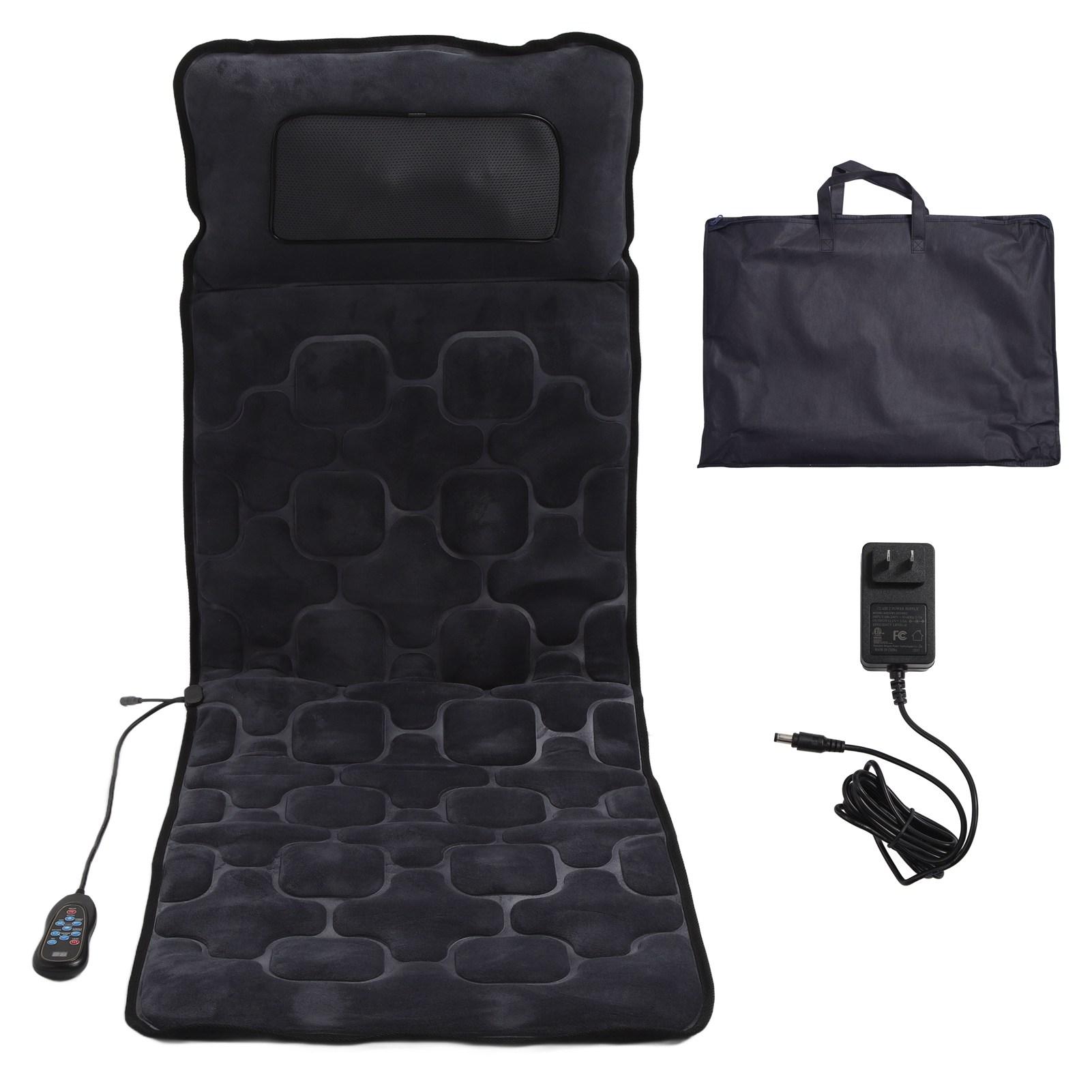 

Электрический массажный коврик для тела, время нагрева, 9 режимов массажа, 20 головок, коврик для массажа всего тела для сидения