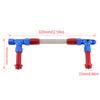 AN8 8AN Dual Feed Fuel Line Kit For Holley 4150 Carburetor Dual Feed Carb Fuel Line Stainless Steel Braided Hose auto parts