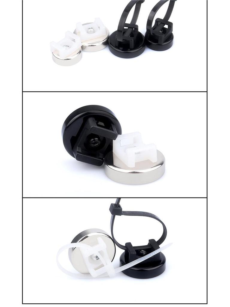 Neodym-Eisen-Bor-Sattelmagnet-Kabelbinder mit magnetischem Saugnapf zur Befestigung von Kabelbäumen