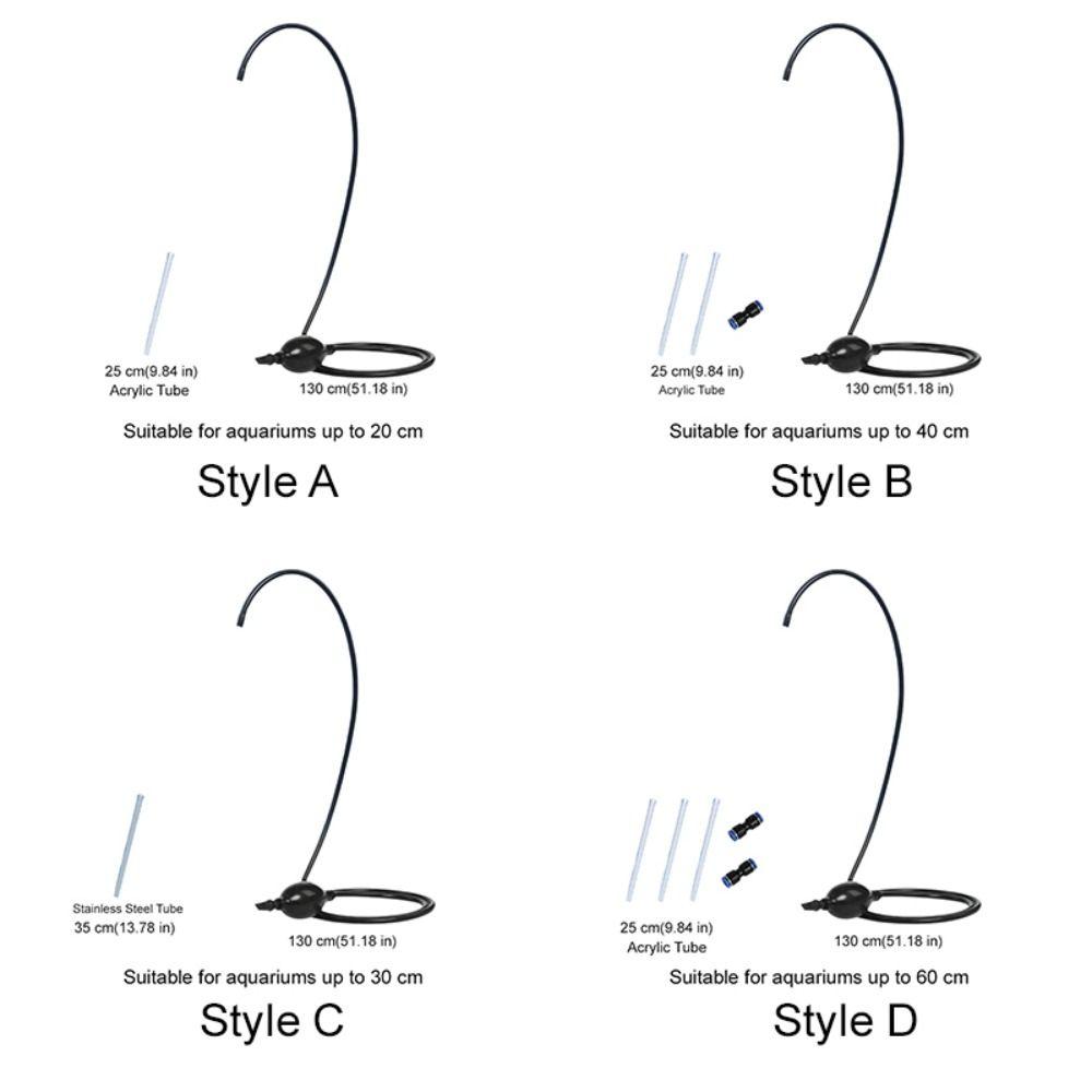 Manuelles Aquarium-Siphon-System Effizienter Fischbeckenreiniger Ökosystem-Becken