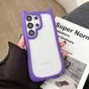 Applicable to Samsung S26Ultra mobile phone case three-dimensional cat ear magnetic charging S25P anti-drop ins wind protective case