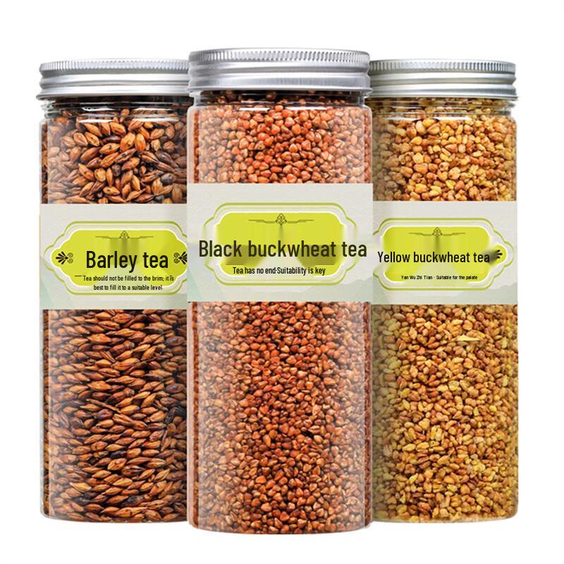 Minlü Roasted Barley & Buckwheat Tea Trio
