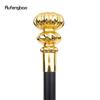 Golden Luxury Flower Line Handle Fashion Cosplay Walking Stick  Party Decorative Cane Elegant Crosier Knob Walking Stick 93cm