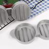 Sturdy Aluminum Alloy Small Patty Maker Kitchens Supplies for Crafting Delicious Burgers Home or During Picnics