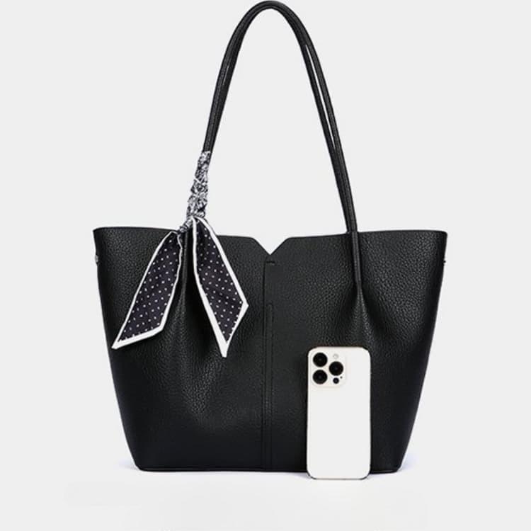 Lychee pattern silk scarf decorative tote bag women's shoulder bag