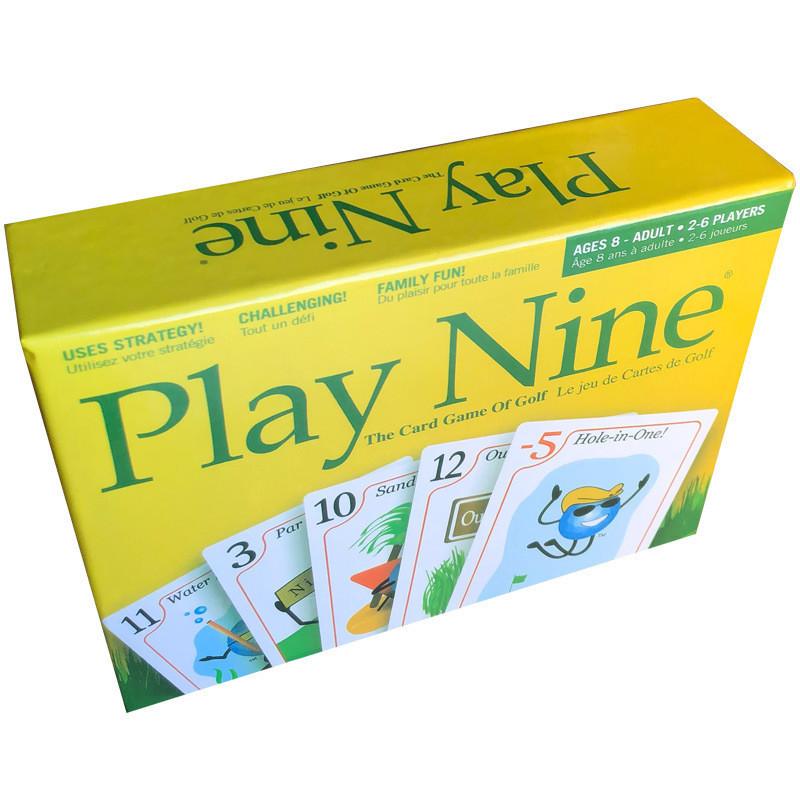 Play Nine Golf Card Golf Card Game For Family And Friends