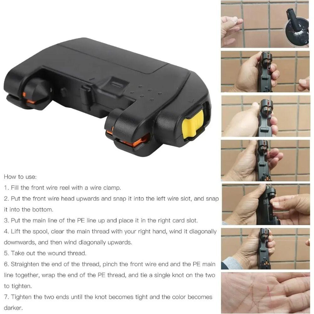 Automatic Fishing Knot Tying Tool Anti-Slip Fishing Hook Tier NEW Electric Knotter  Angling