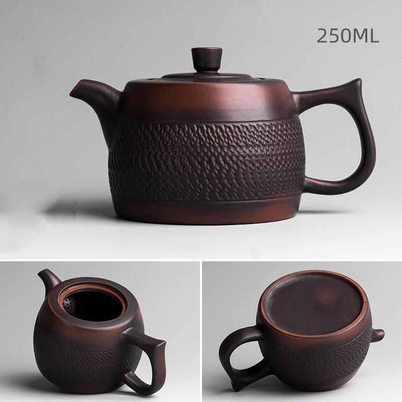 Purple Pottery  Pot Ceramic Kung Fu Teapot Handmade  Teapot Small Teapot Tea Kettle