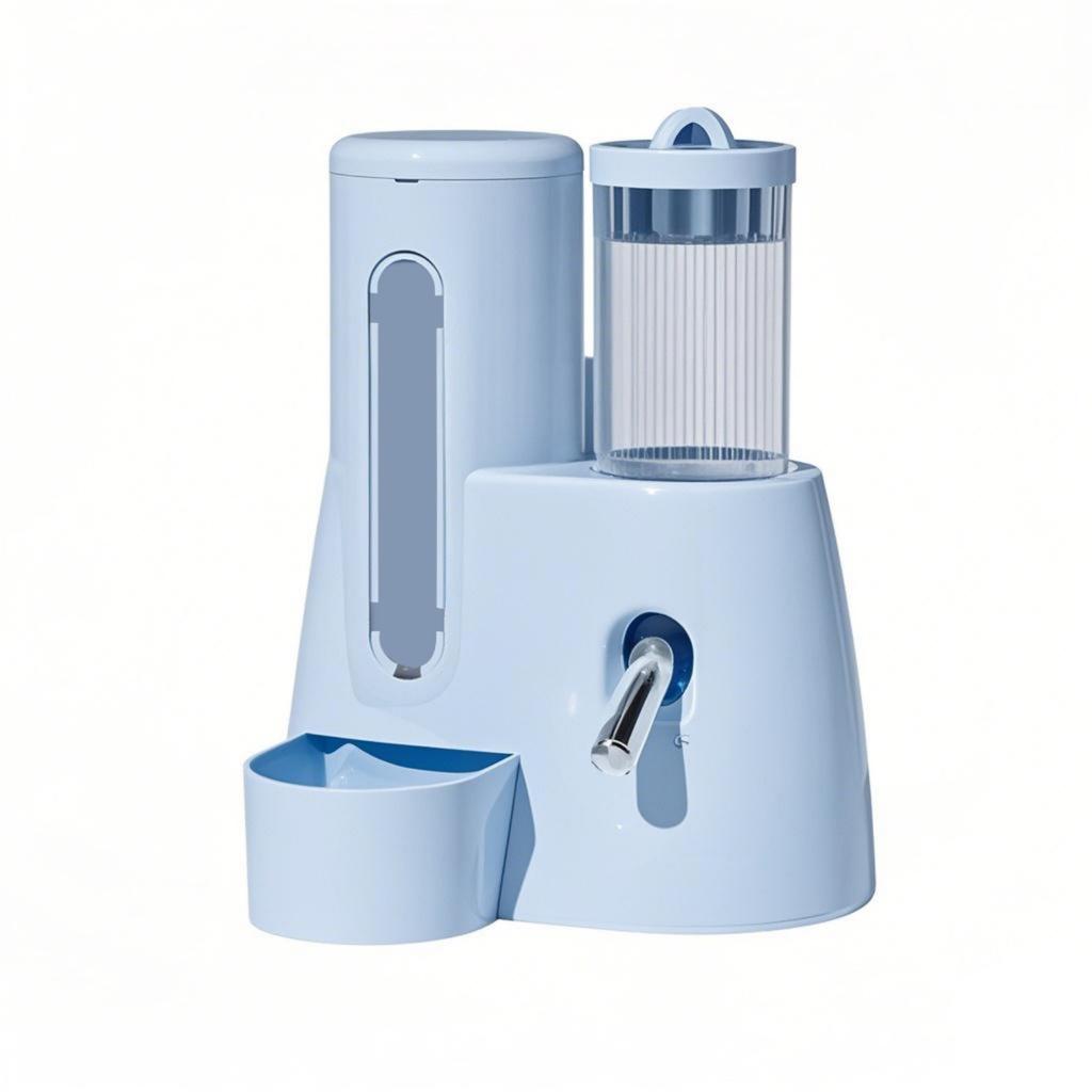 Automatic Small Animal Feeder And Water Dispenser Dual Purpose No Spill Design For Hamsters Rabbits Gerbils