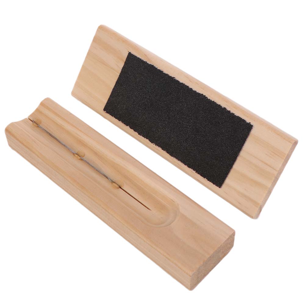 Household Wooden Chestnut Opener Safe Anti Slip Nut Opener Convenient Manual Water Hyacinth Peeler Restaurant