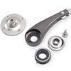 Heavy Duty Cabinet Door Lift Support with Quiet Operation Metal Hydraulic Hinge for Wardrobe Overhead Hinge Mechanism