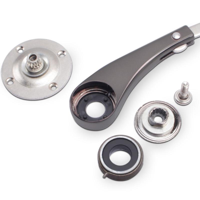 Heavy Duty Cabinet Door Lift Support with Quiet Operation Metal Hydraulic Hinge for Wardrobe Overhead Hinge Mechanism