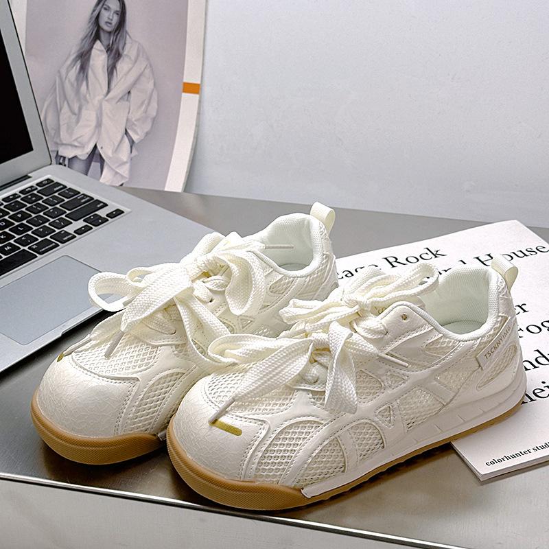 99 women's spring and summer new mesh versatile Hugh fashion soft sole easy to wear breathable sports shoes