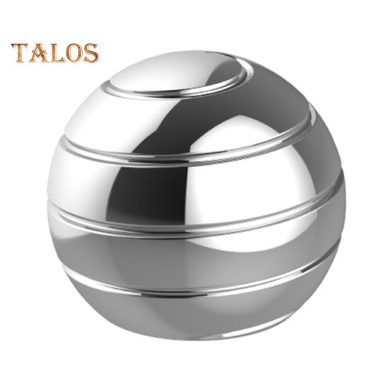 

Металлическая кинетическая настольная игрушка для детей и взрослых, оптическая иллюзия для всего тела, спиннер, настольный гироскопический мяч для снятия стресса серебряный