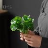 1 Branch Artificial Plant Realistic Flexible Colorfast Micro Landscape Fake Green Plant Household Supplies
