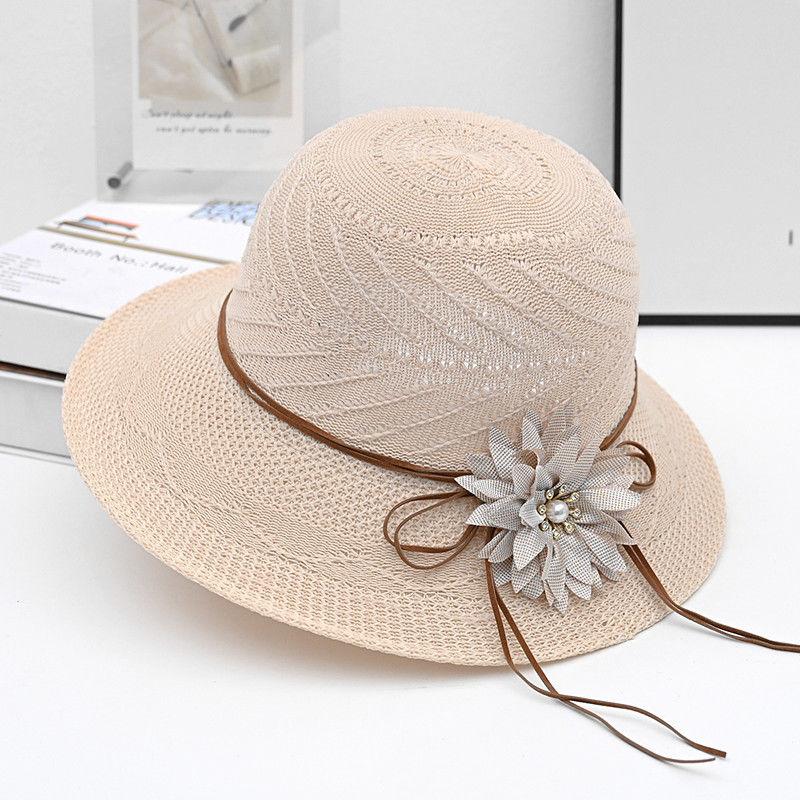 Summer New Women's Outdoor Sunshade and Sun Protection Straw Hat Beach Hat UV Resistant Sun Hat