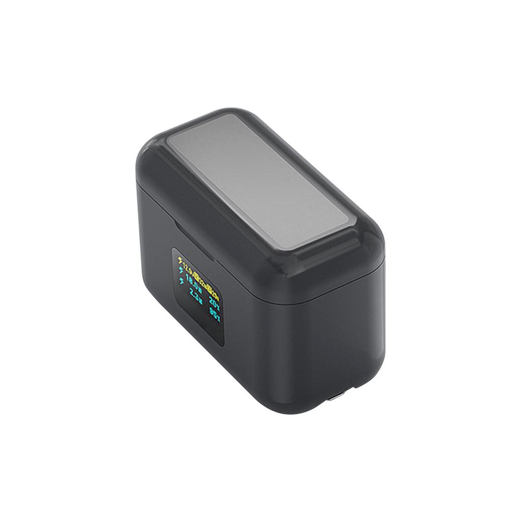Two Way Battery Charger 2 Channel Battery Hubs LCD Screen Fast Charge Station with Dual SD Card Slots Fit for Insta360