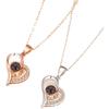Projection Necklace Women'S Pendant Trendy Versatile I Love You Necklace 100 Language Necklace