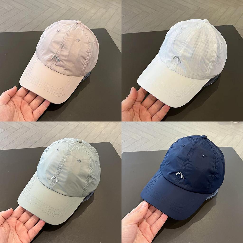 Summer Baseball Cap For Women Men With Quickdry Water Flow Sun Protection Adjustable Fit
