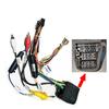Car Stereo 20 PIN Wiring Harness Connector Adapter 1Din/2Din Android Power Cable