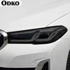 For BMW 5 Series Facelift G30 G31   Car Headlight Tint Smoked Black Protective Film Transparent TPU Sticker Accessories