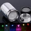 LED Temperature Sensitive Faucet Spout 3-Color Light-up Kitchen Faucet Colorful Aerator Decorate No Batteries Required