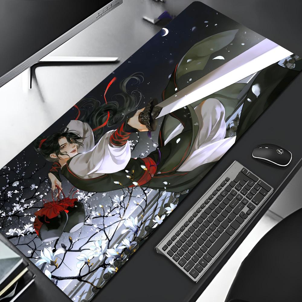 Mo Dao Zu Shi Mouse Pad Edge Big Gaming Locking Computer Gamer Large Rubber Art Mousepad Music Laptop Desk Mat