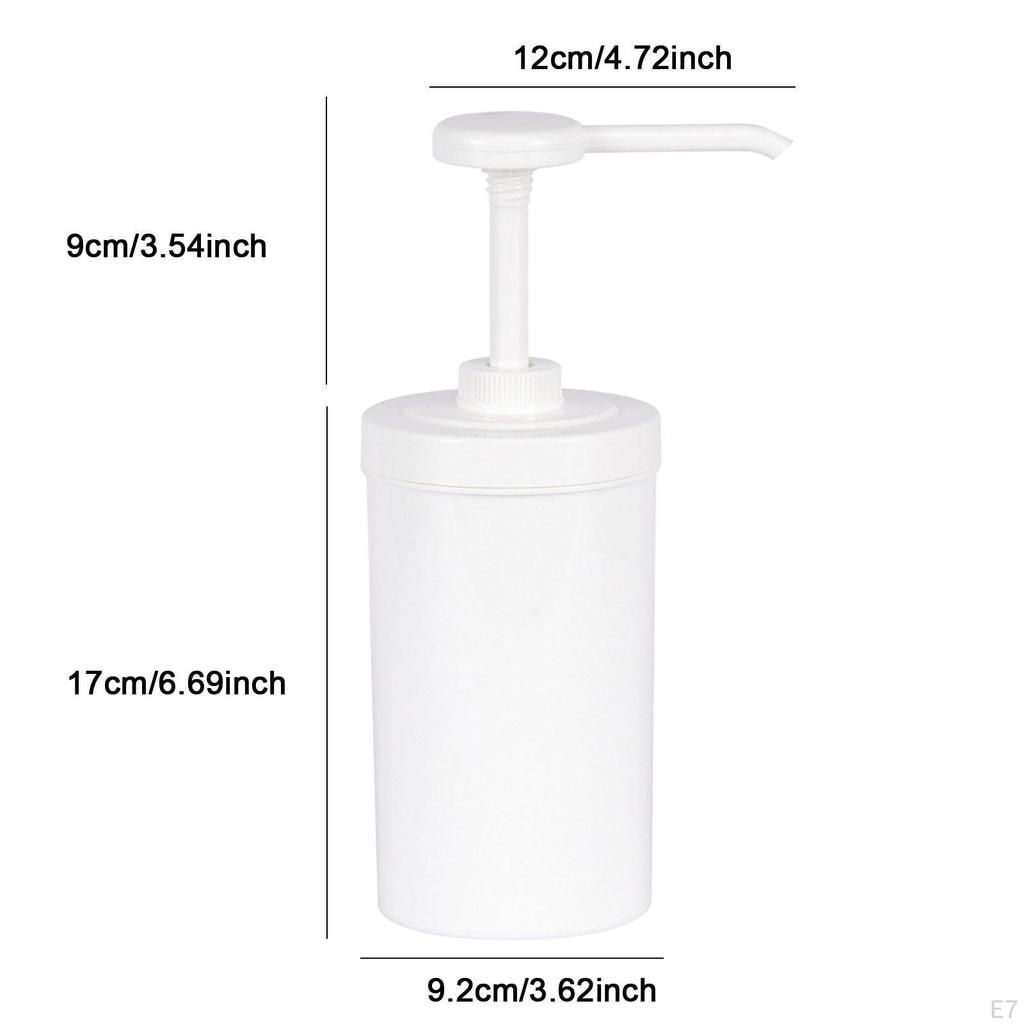 1000ml Fructose Pressure Bottle Ketchup Syrup Dispenser for Restaurant