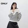 ONLY Women's Striped Knit Sweater