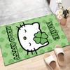 Custom HelloKitty Mat Personalized Name, Polyester Washable Indoor Entryway Rug, Gift for Christmas, Easter, Thanksgiving Day