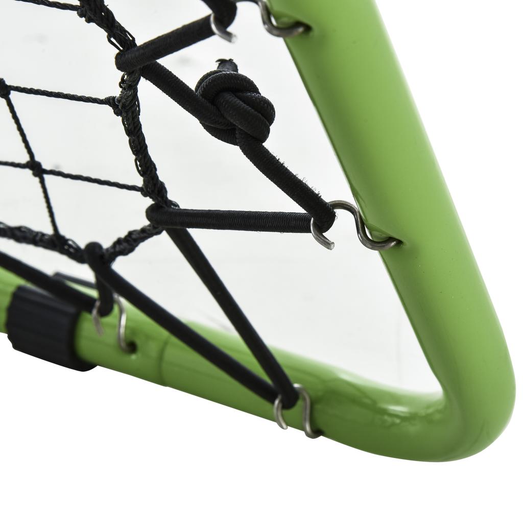 Football Training Net, Soccer Kickback Target Goal Both Side Rebounder Net