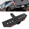 Hitch Step Steel 600lbs Heavy Duty Rear Bumper Trailer Protector with 5/8in Hitch Pin and Reflective
