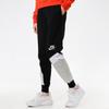 Nike NSW Heritage Jogger Fleece Color Block Casual Sport Knit Cuffed Pants Women Bottoms Black CZ8609-010