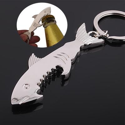 Ouvre-bouteille requin, porte-clés créatif amusant, multifonction, 1 pièces