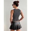 Women's European And American Foreign Trade Summer New Style Tie-Waist Slim
